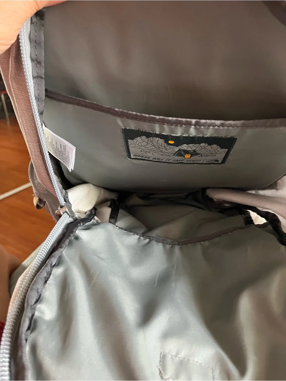 The North Face Jester Backpack – Light Heather Grey Unisex - Picture 6 of 11